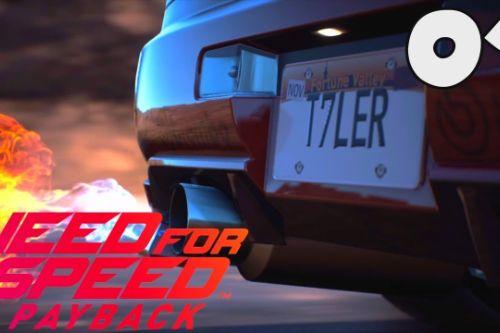 Need For Speed License Plates (w/NFS Payback)